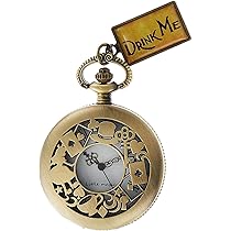 【希少!】ミー&マイガール 懐中時計 Amazon.co.jp: B級 (アリス) 時計 日本製クォーツ 懐中時計