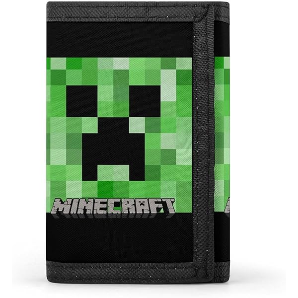 Bioworld Minecraft クリーパー 三つ折り財布 マルチカラー Amazon | Bioworld Minecraft クリーパーパターン ナイロン 三