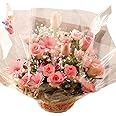 誕生日の花 人気 カーネーションとバラのミックスアレンジ Pink rose for birthday or anniversary gift Christmas Valentine's