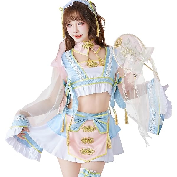 Amazon.co.jp: [Malymoon] 七夕 織姫 衣装 コスプレ ピンク 桃色