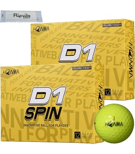 HONMA D1 ゴルフボール 12個セット✖️8 Amazon.co.jp: ホンマ ゴルフ ボール D1 D-1 SPIN スピン 2023 2ピース