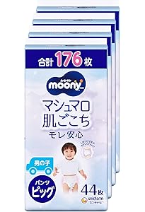 Amazon.co.jp: 【パンツ L】 ムーニーマン マシュマロ肌ごこち モレ