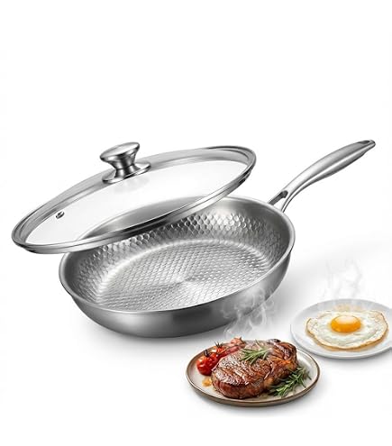 Amazon | 純チタン製 フライパン 28cm 中華鍋 片手鍋 軽量 