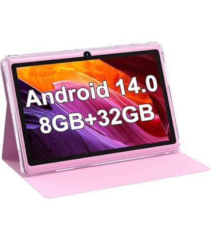 Amazon.co.jp: Android 14 タブレット 7インチ タブレットケース付 8GB
