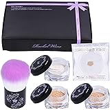 ミネラルファンデーション トライアルセット 明るい肌色（シャンパン/シフォン）SPF27 PA+++ お試し 肌に優しい 敏感肌 スターター パウダーファンデーション 国産 レイチェル ワイン