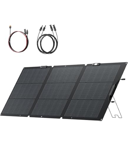 Amazon | EcoFlow 110W片面ソーラーパネル 単結晶シリコン 高変換効率