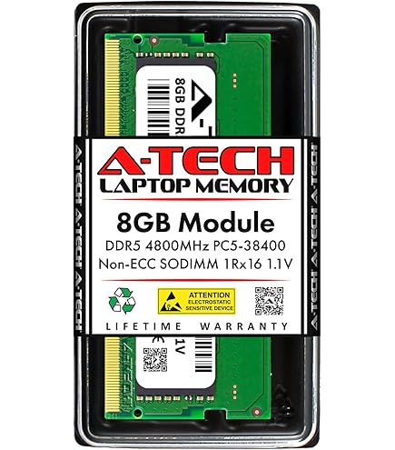 Samsung 8GB DDR5 5600MHz PC5-44800 CL46 SODIMM 1Rx16 Single Rank