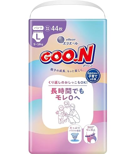 Amazon.co.jp: メリーズパンツ さらさらエアスルー Lサイズ(9~14㎏) 44