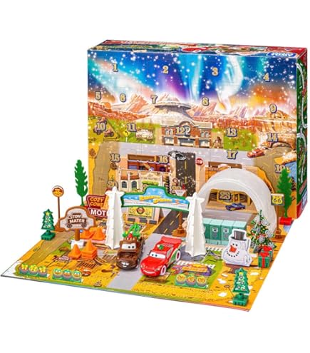 輸入品　Disney Pixar 24パーツ　カーズ　アドベントカレンダー Amazon.co.jp: タカラトミー ディズニー カーズ トミカ カーズ