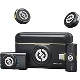 Hollyland Lark M2 Wireless Microphone for iPhone/Camera/Android/PC, 48kHz/24-bit High Fidelity Audio, 300m Range, Noise Cance
