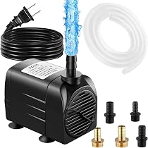 Amazon.co.jp: 【升级款静音】水中ポンプ水槽ポンプ吐出量2000L/H電源