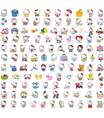 Amazon.co.jp: ハローキティ[シールシート]4サイズステッカー