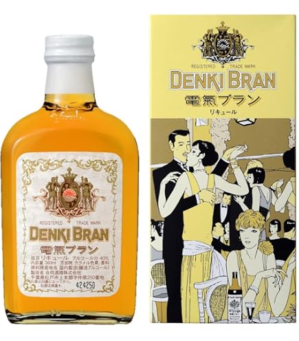 Amazon.co.jp: Denki Bran with Box, 40°, 12.2 fl oz (360 ml) : Food
