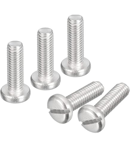 Amazon | uxcell 304ステンレス鋼機械ネジ M5x16 mm スロットドライブ