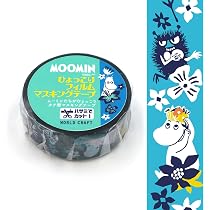 Amazon | 学研ステイフル ムーミン マスキングテープ 透明 幅30mm 紫