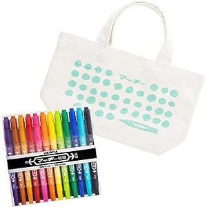 ゼブラ 油性ペン マッキー極細 12色 トートバッグ付 MCF12C-TTOM