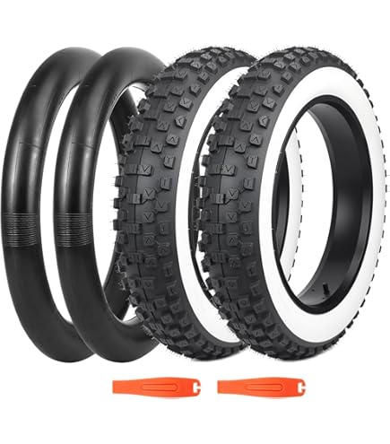 Amazon | 20x4.0 タイヤ 20x4 ファットタイヤ 白 | 20×4. 0自転車