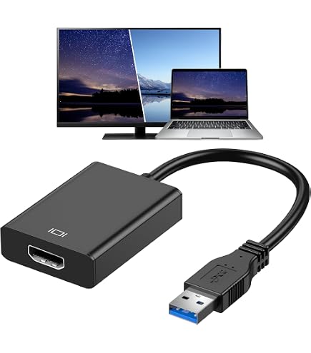 Amazon.co.jp: ELECABLE USB 3.0 - デュアルHDMIアダプター - 4K+4K