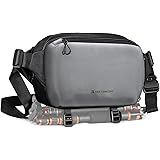 K&F Concept カメラバッグ ショルダーバッグ スリングバッグ 大容量 10L カメラショルダーバッグ おしゃれ カメラケース 一眼レフカメラバッグ 仕切り調節可能 撥水加工 軽量 防水 小物入れ カメラアクセサリー/三脚収納バッグ 旅行/出