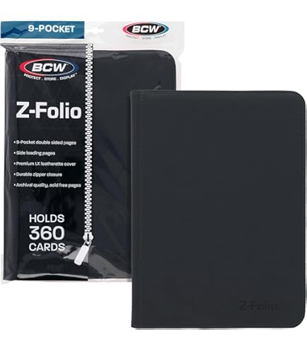 Amazon | BCW Z-Folio 9ポケット LX アルバム - オレンジ | 安全な