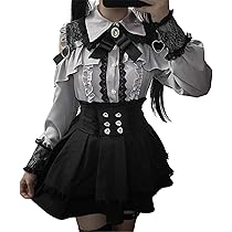 ゆめかわ　参戦服　サブカル　ゴスロリ　ねこみみ　オープンショルダートップス 黑 ゆめかわ 参戦服 サブカル ゴスロリ ねこみみ オープン