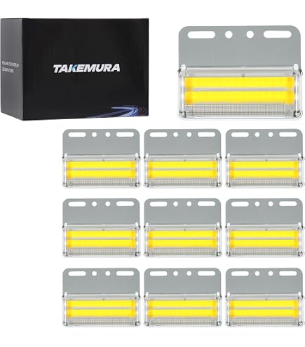Amazon.co.jp: 次世代型 24V 4面発光 トラック マーカーランプ ブルー