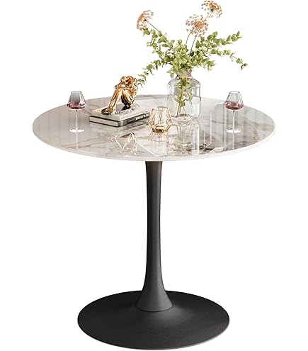 ダイニングテーブル 丸テーブル セラミック 大理石 チューリップテーブル Amazon｜UNHO ダイニングテーブル 丸 大理石 カフェテーブル