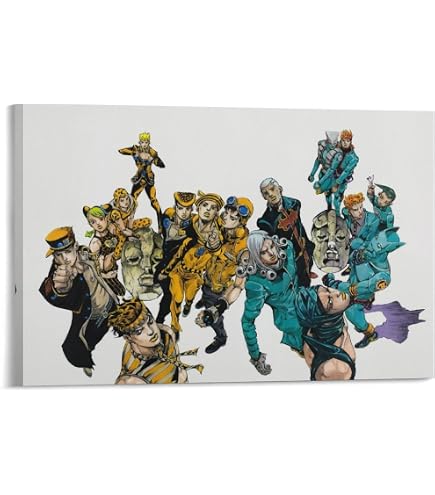 Amazon.co.jp: ジョジョの奇妙な冒険ポスター 限定アニメ版 サイズ