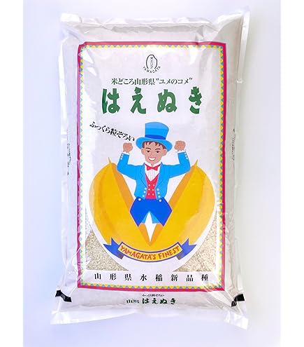 Amazon.co.jp: 令和7年産新米山形県産 はえぬき 精米 10kg : 食品