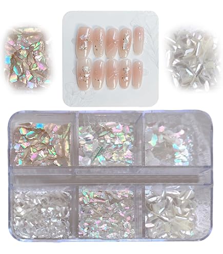 Amazon.co.jp: nailmap(ネイルマップ) シェルフレーク glow sunset 全6