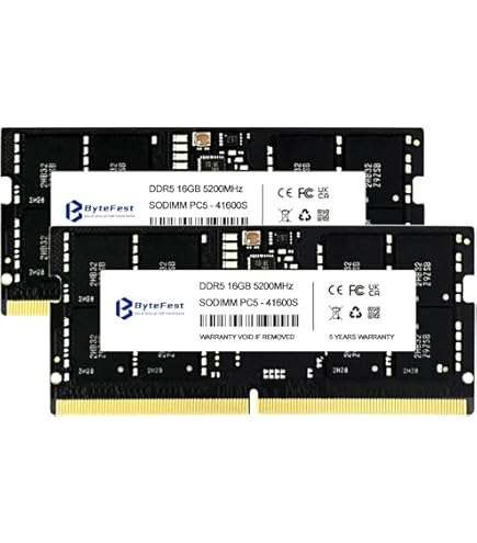 Amazon.co.jp: A-Tech 16GB DDR5 5200MHz PC5-41600 CL42 SODIMM 1Rx8