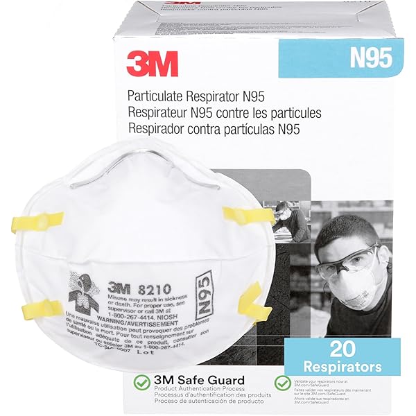BYD CARE N95 Particulate Respirator, Box of 20 pcs : Amazon.sg