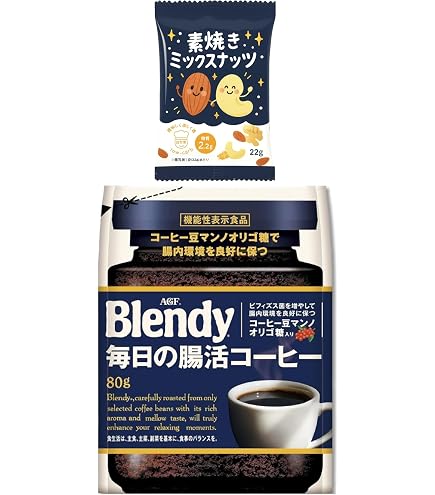 Blendy 毎日の腸活コーヒー 80g Amazon.co.jp: AGF ブレンディ 毎日の腸活コーヒー袋 80g