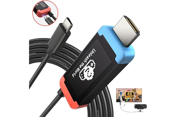 Switch2 ドック 付き不要【22.5.0】対応 Lemorele L100 USB‑C HDMI 変換ケーブル 約2M 直接テレビ出力 | 4K@60Hz PD100W急速充電【2026改良型 接続安定】高耐久アルミ合金 過電流過熱保護 Switch1&2/OLED/Steam Deck/ROG Ally/MacBook/iPhone15/16/17などに対応 持ち運び便利