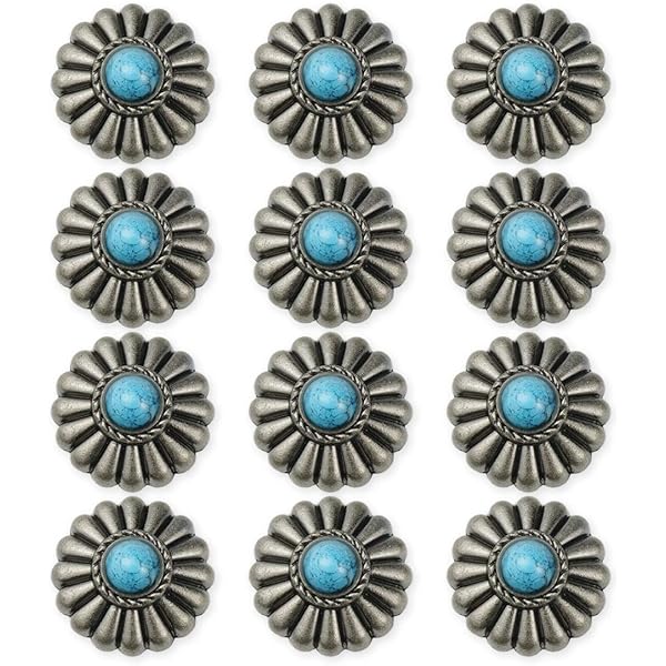 Amazon.co.jp: [silver KYASYA]アポロ ビーズ コンチョ 2点セット