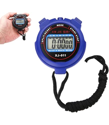 Amazon.co.jp: Renjzle ストップウォッチ 高耐久 防水 高精度