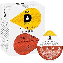 Amazon.co.jp: UCC DRIP POD カフェインレス ブラジル＆コロンビア 12