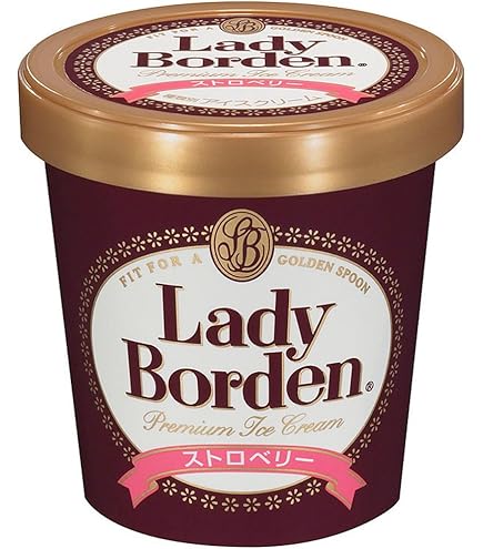 Amazon.co.jp: Lotte Lady Borden Pint Vanilla 470ml x 8 Pack : Food
