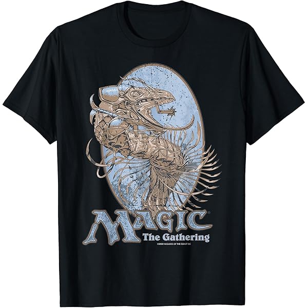 Amazon | Magic: The Gathering Vintage Logo Line Tシャツ | Tシャツ