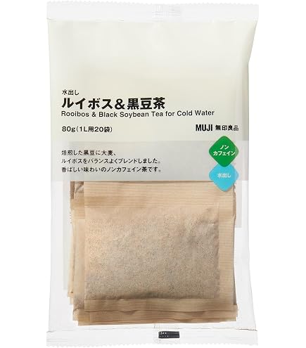 Amazon.co.jp: 無印良品 水出し有機ルイボスティー 64g (1L用3.2g×20袋