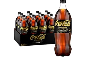 Coca-Cola Zero Sugar Caffeine Free Soft Drink Multipack Bottles 12 x 1.25L