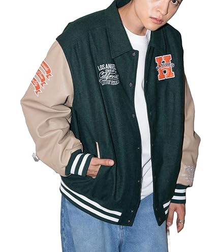 Nastydog ナスティードッグ スタジャン アウター StadiumJacket (Black) | NastyDog OnlineStore