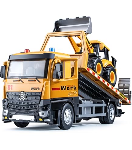 Amazon.co.jp: HAPYAD レッカー車 おもちゃ 男の子用 メタルレッカー車