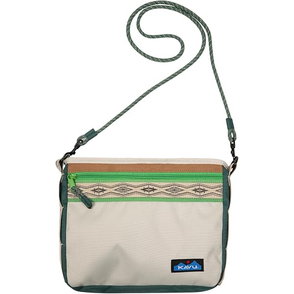 KAVU So Snuggy Crossbody Bag - Sherpa Fleece & Corduroy With Detachable Rope Strap