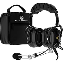 パイロット用　ヘッドセット！ Amazon | パイロット用P1一般航空ヘッドセット - モノラル