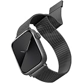 UNIQ Apple Watch バンド 42mm 41mm 40mm : Series 11 / 10 / 9 / 8 / 7 / 6 / 5 / 4 / SE3 / SE2 / SE 対応 メッシュ サージカル ステンレス ミラネーゼループ ベル