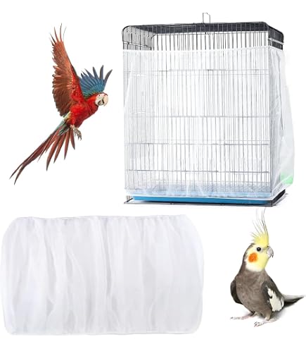 Amazon | Kisata 鳥かご ケージカバー 鳥かごカバー ネット メッシュ