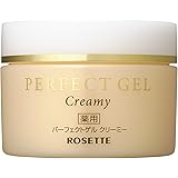 ロゼット素肌美システム 薬用パーフェクトゲル クリーミー 60g (オールインワンジェル/化粧水/美容液/乳液/クリーム) ヒアルロン酸 プラセンタエキス 馬油