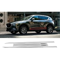 Chrome Door Edge Guards For Mazda CX-5 2017-2024 - Stainless Steel Body Side Trim Protection
