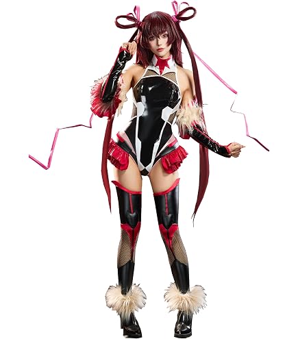 Amazon.co.jp: longmucos ラバー対魔忍 時雨コスプレ衣装 (女性, S
